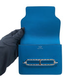 エルメス HERMES ロウスリムヴェルソ Z刻 ブルーフリーダ/ローズメキシコ エバーカラー レディース 二つ折り財布