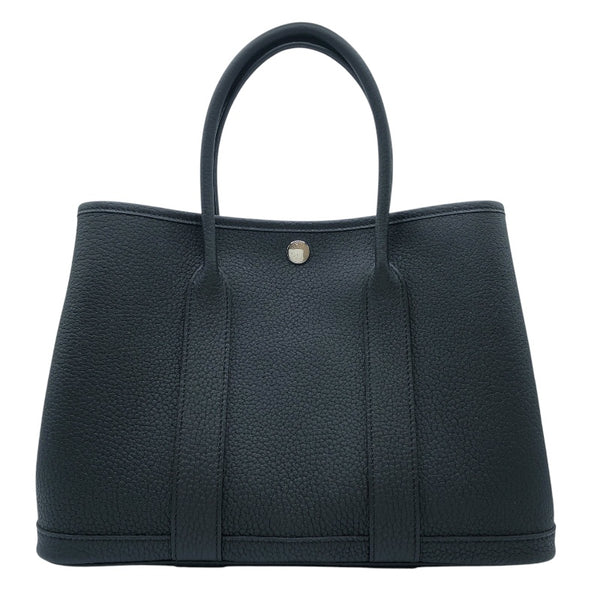 エルメス HERMES ガーデンパーティTPM W刻 ブラック SV金具 ネゴンダ レディース ハンドバッグ