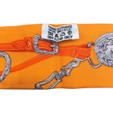 エルメス HERMES ツイリー　BRIDES de GALA オレンジ シルク レディース スカーフ