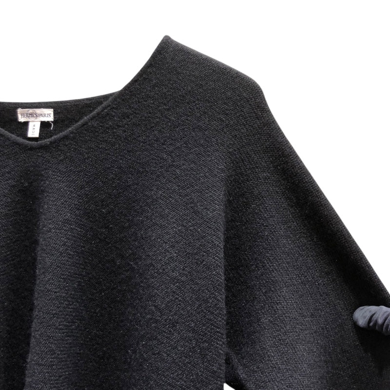 エルメス HERMES カシミアニットセーター ブラック カシミア レディース セーター