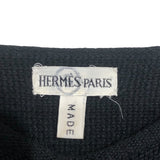 エルメス HERMES カシミアニットセーター ブラック カシミア レディース セーター