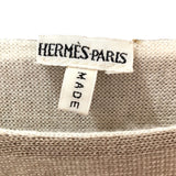 エルメス HERMES カシミアニットセーター ベージュ カシミア レディース セーター