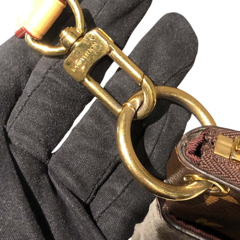 ルイ・ヴィトン LOUIS VUITTON オデオンNM PM M45354 ブラウン モノグラム・キャンバス/レザー   レディース ショルダーバッグ