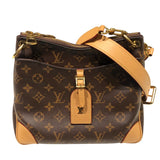 ルイ・ヴィトン LOUIS VUITTON オデオンNM PM M45354 ブラウン モノグラム・キャンバス/レザー   レディース ショルダーバッグ