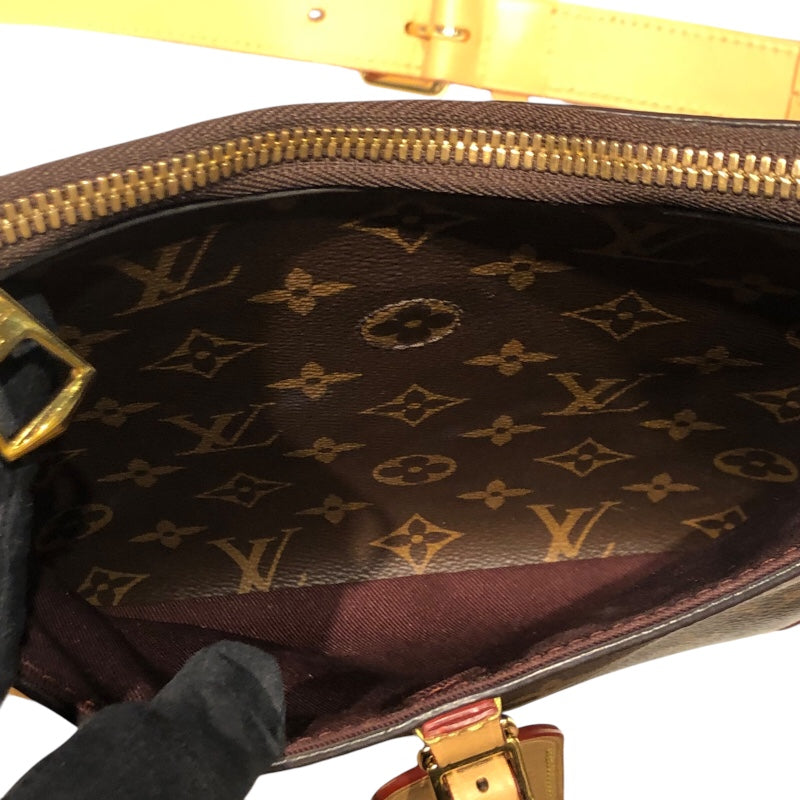 ルイ・ヴィトン LOUIS VUITTON オデオンNM PM M45354 ブラウン モノグラム・キャンバス/レザー   レディース ショルダーバッグ