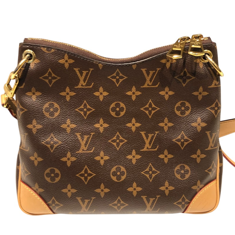 ルイ・ヴィトン LOUIS VUITTON オデオンNM PM M45354 ブラウン モノグラム・キャンバス/レザー   レディース ショルダーバッグ
