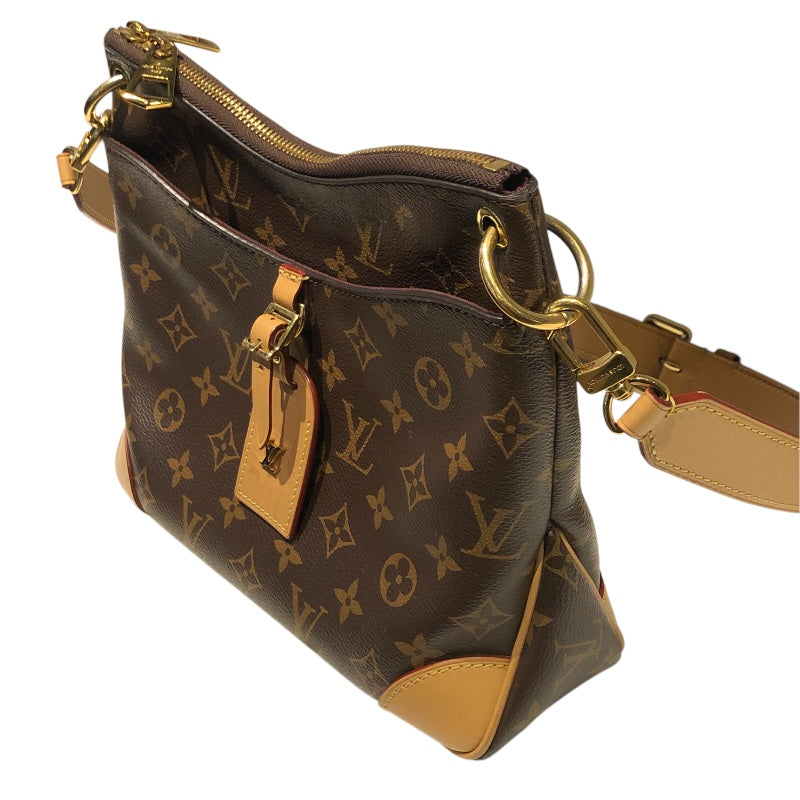 ルイ・ヴィトン LOUIS VUITTON オデオンNM PM M45354 ブラウン モノグラム・キャンバス/レザー   レディース ショルダーバッグ