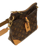 ルイ・ヴィトン LOUIS VUITTON オデオンNM PM M45354 ブラウン モノグラム・キャンバス/レザー   レディース ショルダーバッグ