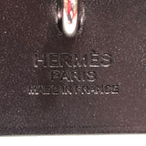 エルメス HERMES エールバッグジップPM W刻 ヴェールペーパーミント/ブラック トワル レディース ショルダーバッグ