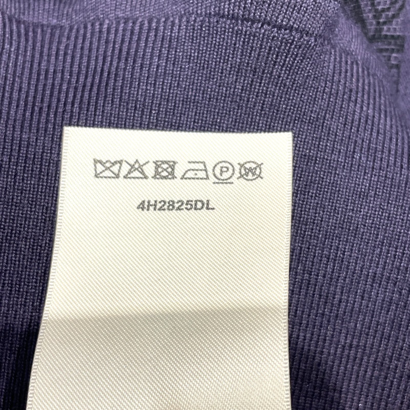 エルメス HERMES ツイルレーヌショートスリーブトップス ４H2825DL PURPLE ウール レディース 半袖Ｔシャツ