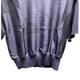 エルメス HERMES ツイルレーヌショートスリーブトップス ４H2825DL PURPLE ウール レディース 半袖Ｔシャツ