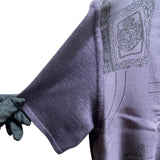 エルメス HERMES ツイルレーヌショートスリーブトップス ４H2825DL PURPLE ウール レディース 半袖Ｔシャツ