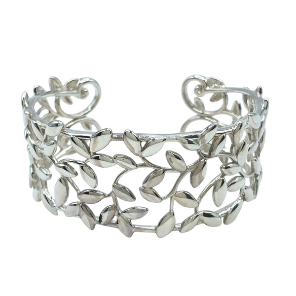 ティファニー TIFFANY＆CO オリーブリーフカフバングル SV925  ジュエリー
