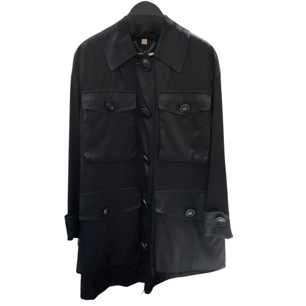 バーバリー BURBERRY シルクシャツジャケット 4042152 シルク レディース 長袖Ｔシャツ