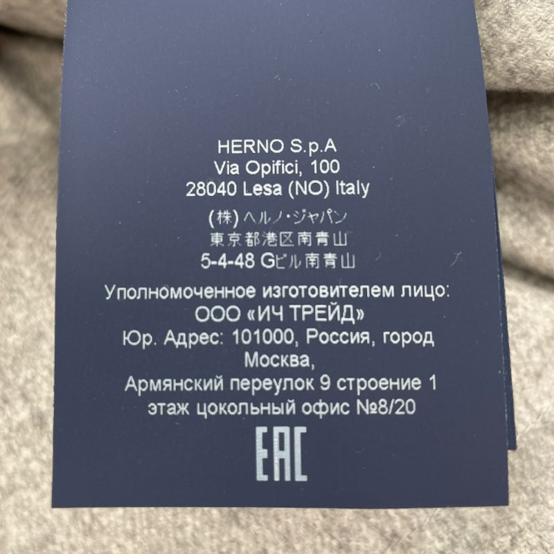 ヘルノ  HERNO ダウンジャケット PI001610D-38087 グレー カシミア レディース その他アウター