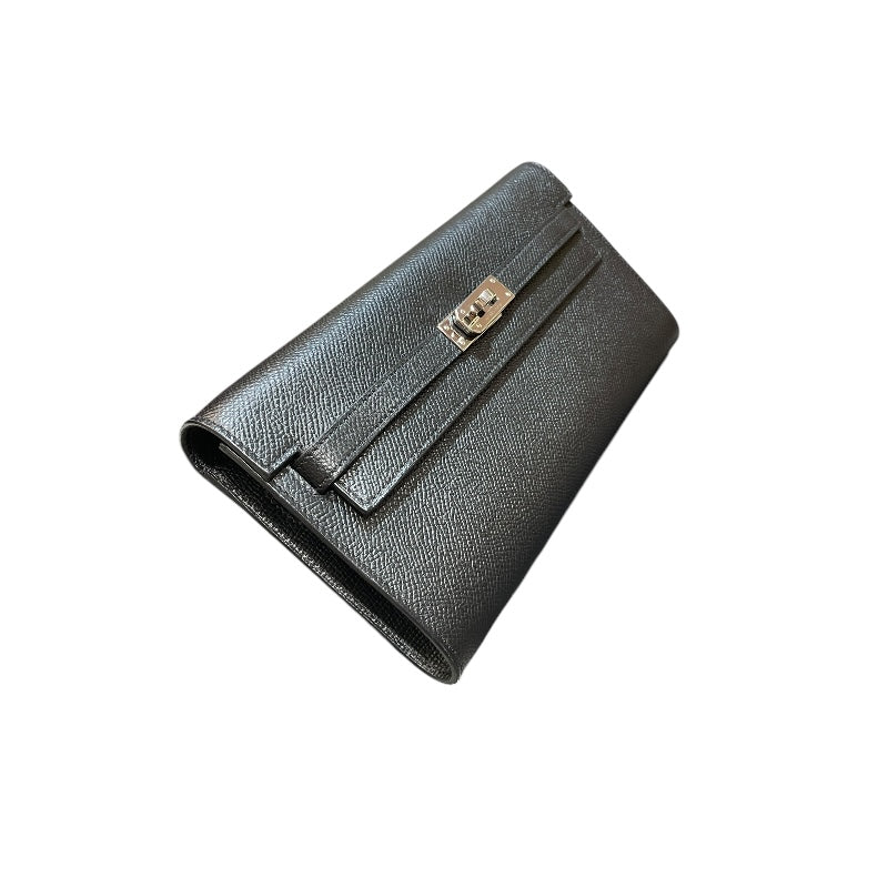 エルメス HERMES ケリートゥーゴー Y刻 ブラック　シルバー金具 エプソン レディース ハンドバッグ