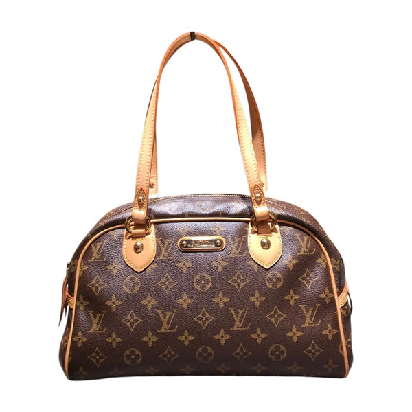 ルイ・ヴィトン LOUIS VUITTON モントルグイユPM M95565 ブラウン モノグラムキャンバス レディース ハンドバッグ