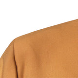 エルメス HERMES セリエボタンノーカラージャケット オレンジ シルク レディース ノーカラージャケット