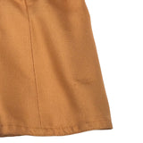 エルメス HERMES セリエボタンノーカラージャケット オレンジ シルク レディース ノーカラージャケット