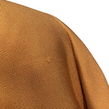 エルメス HERMES セリエボタンノーカラージャケット オレンジ シルク レディース ノーカラージャケット