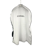 シャネル CHANEL カメリア装飾 ノーカラーツイードジャケット P75860 ブラック ウール レディース その他アウター