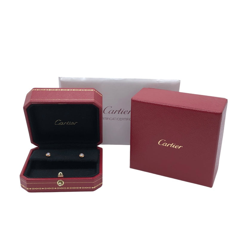 カルティエ Cartier ダム―ル　１Pダイヤピアス　MM K18PG ジュエリー