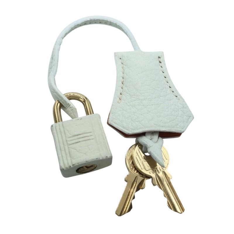 エルメス HERMES バーキン20 T刻 ホワイト/オレンジ　GD金具 トリヨン レディース ハンドバッグ