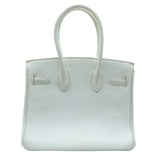 エルメス HERMES バーキン20 T刻 ホワイト/オレンジ　GD金具 トリヨン レディース ハンドバッグ
