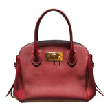 ルイ・ヴィトン LOUIS VUITTON ミラPM M55312 ルージュカーマイン・ライトブルー レザー レディース ハンドバッグ