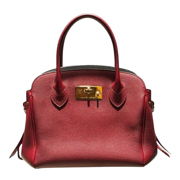 ルイ・ヴィトン LOUIS VUITTON ミラPM M55312 ルージュカーマイン・ライトブルー レザー レディース ハンドバッグ