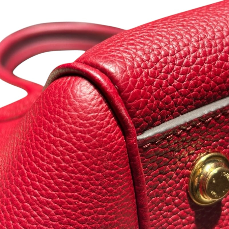 ルイ・ヴィトン LOUIS VUITTON ミラPM M55312 ルージュカーマイン・ライトブルー レザー レディース ハンドバッグ