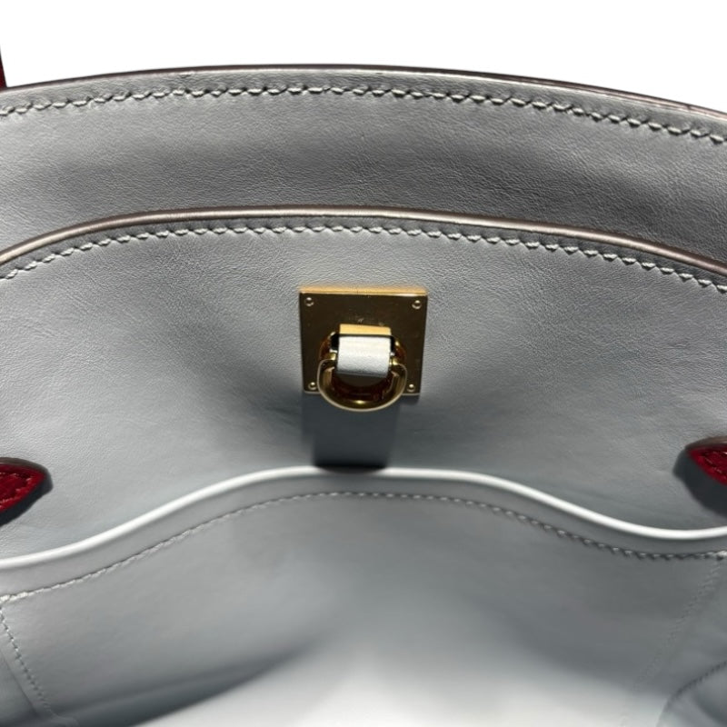 ルイ・ヴィトン LOUIS VUITTON ミラPM M55312 ルージュカーマイン・ライトブルー レザー レディース ハンドバッグ
