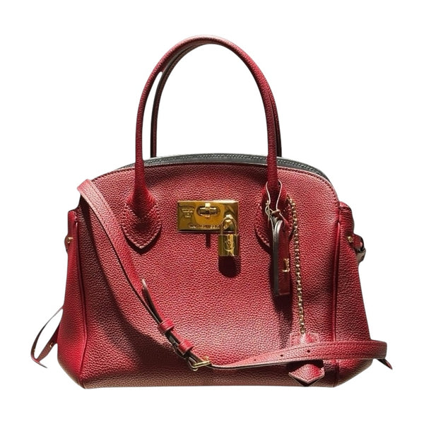 ルイ・ヴィトン LOUIS VUITTON ミラPM M55312 ルージュカーマイン・ライトブルー レザー レディース ハンドバッグ