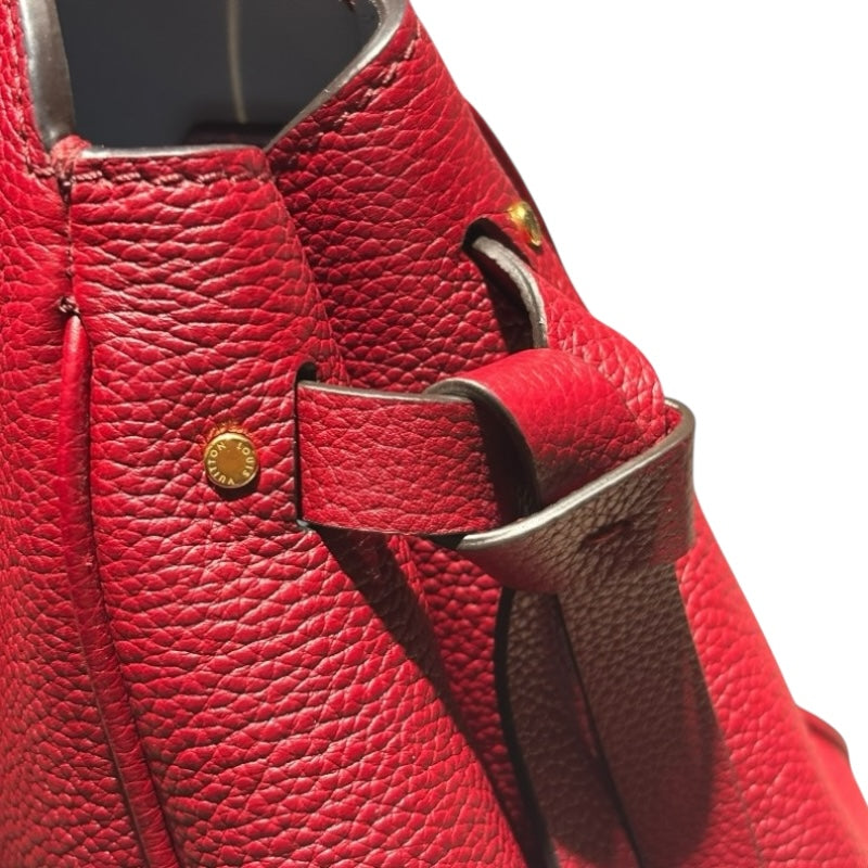 ルイ・ヴィトン LOUIS VUITTON ミラPM M55312 ルージュカーマイン・ライトブルー レザー レディース ハンドバッグ