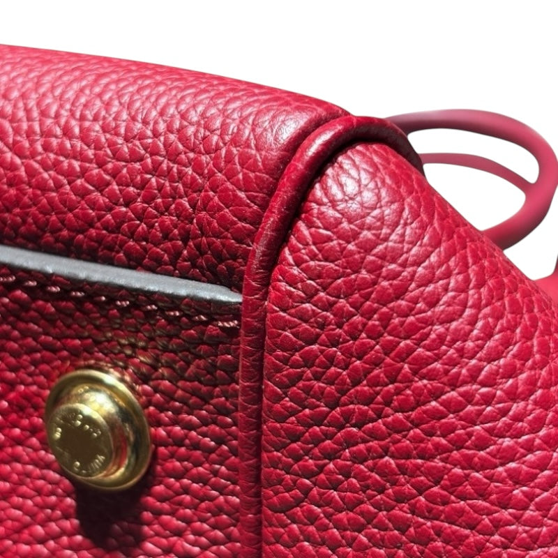 ルイ・ヴィトン LOUIS VUITTON ミラPM M55312 ルージュカーマイン・ライトブルー レザー レディース ハンドバッグ