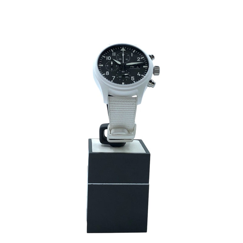 インターナショナルウォッチカンパニー IWC パイロットウォッチ クロノグラフ トップガン レイク タホ IW389105 セラミック メンズ 腕時計