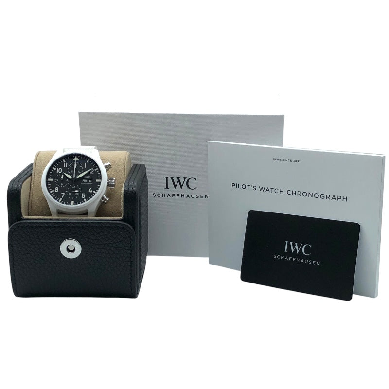 インターナショナルウォッチカンパニー IWC パイロットウォッチ クロノグラフ トップガン レイク タホ IW389105 セラミック メンズ 腕時計