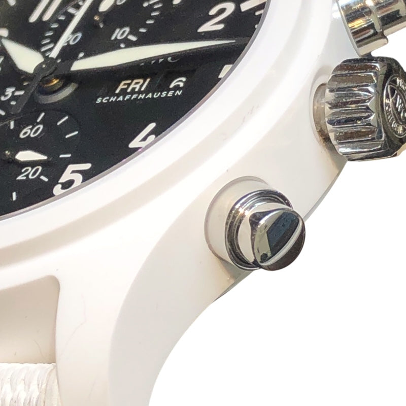 インターナショナルウォッチカンパニー IWC パイロットウォッチ クロノグラフ トップガン レイク タホ IW389105 セラミック メンズ 腕時計