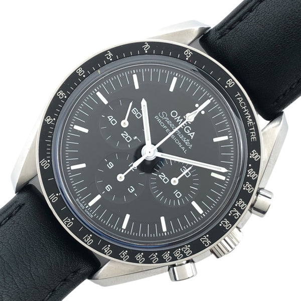 オメガ OMEGA スピードマスター　ムーンウォッチ プロフェッショナ﻿ル　マスタークロノメーター 310.32.42.50 ブラック SS メンズ 腕時計
