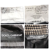 ドルチェ＆ガッバーナ Dolce & Gabbana MARTINI ドット柄テーラードジャケット G2742T シルバー シルク メンズ テーラードジャケット