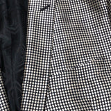 ドルチェ＆ガッバーナ Dolce & Gabbana MARTINI ドット柄テーラードジャケット G2742T シルバー シルク メンズ テーラードジャケット