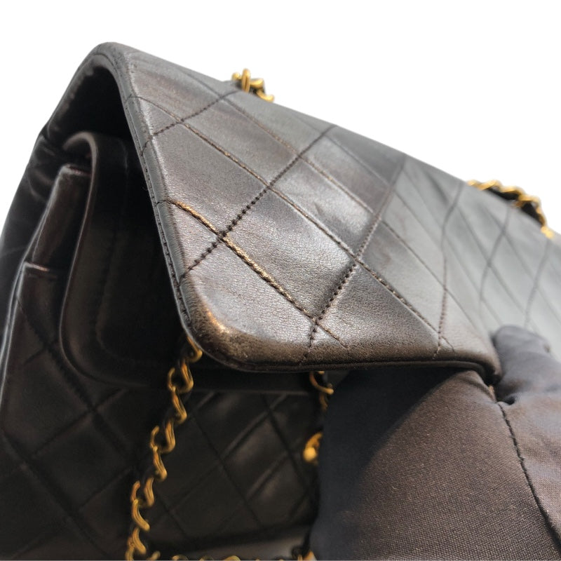 シャネル CHANEL マトラッセ25 A01112 ブラック・ゴールド金具 ラム レディース ショルダーバッグ