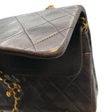シャネル CHANEL マトラッセ25 A01112 ブラック・ゴールド金具 ラム レディース ショルダーバッグ