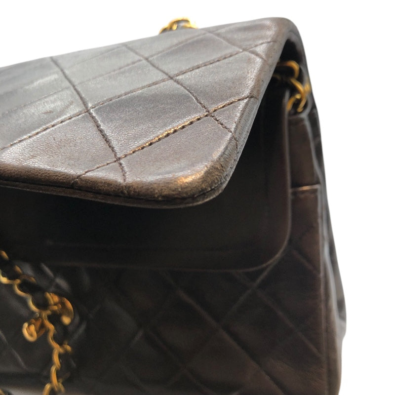 シャネル CHANEL マトラッセ25 A01112 ブラック・ゴールド金具 ラム レディース ショルダーバッグ
