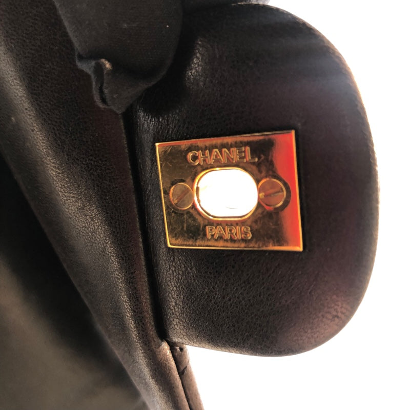 シャネル CHANEL マトラッセ25 A01112 ブラック・ゴールド金具 ラム レディース ショルダーバッグ
