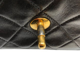 シャネル CHANEL マトラッセ25 A01112 ブラック・ゴールド金具 ラム レディース ショルダーバッグ