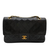 シャネル CHANEL マトラッセ25 A01112 ブラック・ゴールド金具 ラム レディース ショルダーバッグ