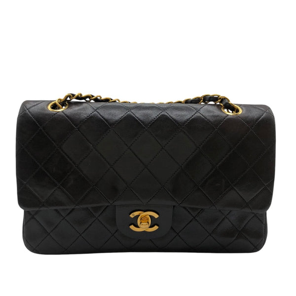 シャネル CHANEL マトラッセ25 A01112 ブラック・ゴールド金具 ラム レディース ショルダーバッグ