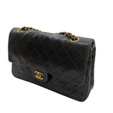 シャネル CHANEL マトラッセ25 A01112 ブラック・ゴールド金具 ラム レディース ショルダーバッグ