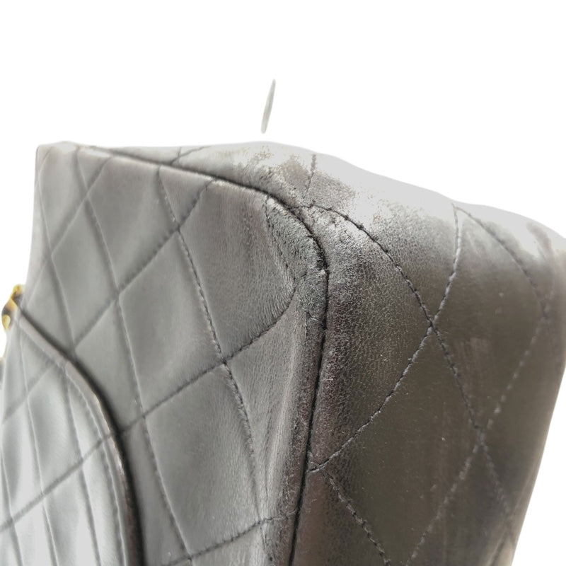 シャネル CHANEL マトラッセ25 A01112 ブラック・ゴールド金具 ラム レディース ショルダーバッグ